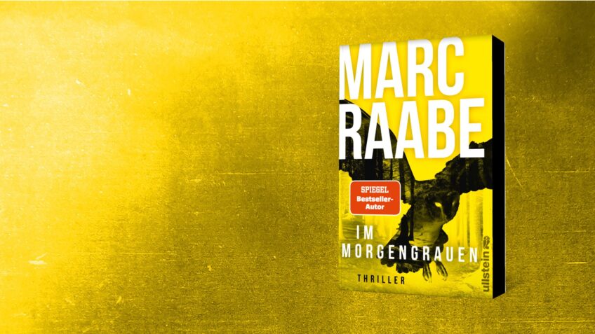 Buchcover von Marc Raabes Thriller ‚Im Morgengrauen‘ – Band 4 der Art-Mayer-Serie