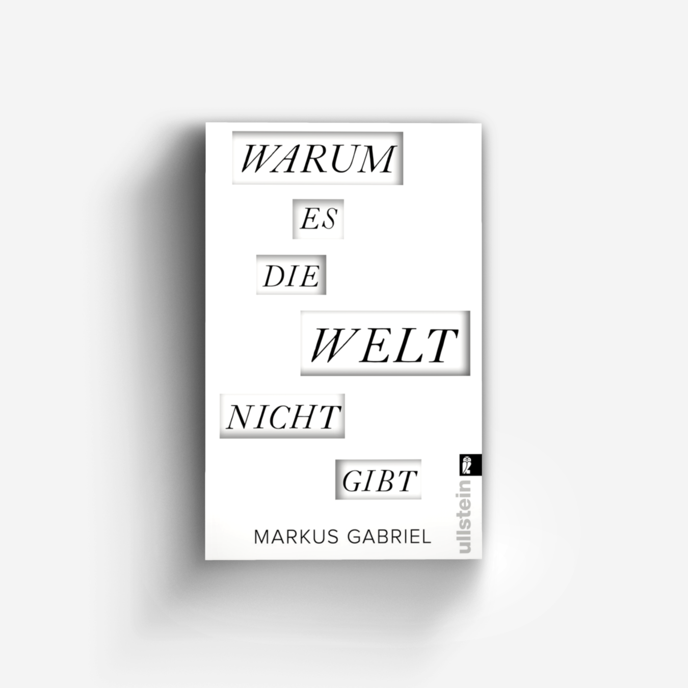 Buchcover von Warum es die Welt nicht gibt