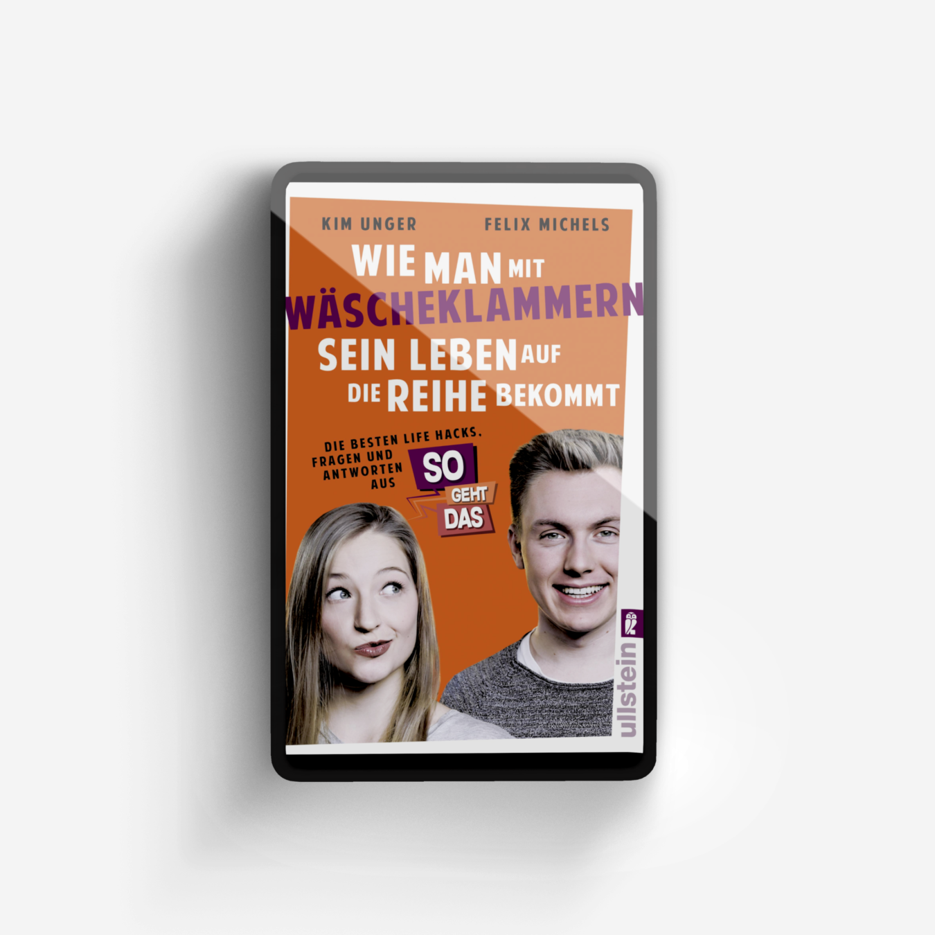 Buchcover von Wie man mit Wäscheklammern sein Leben auf die Reihe bekommt