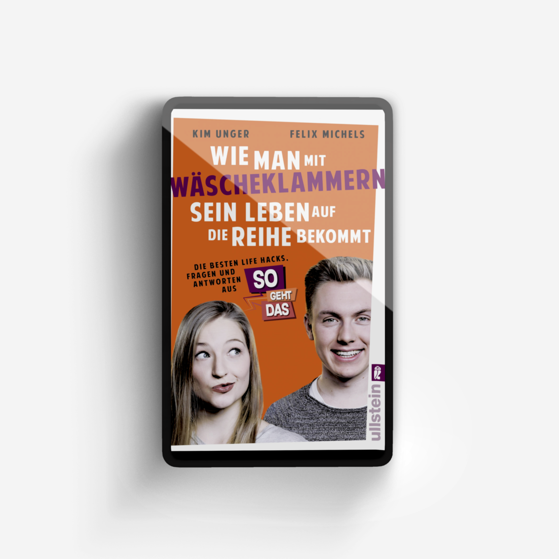 Buchcover von Wie man mit Wäscheklammern sein Leben auf die Reihe bekommt