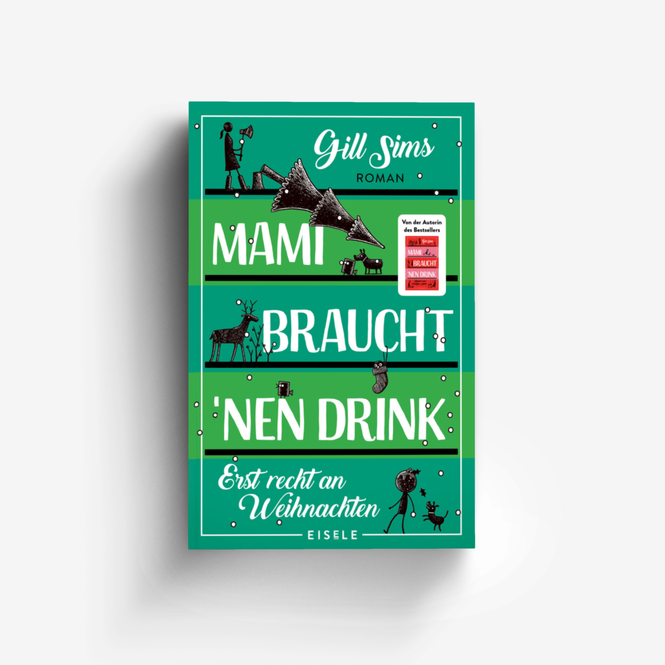 Buchcover von Mami braucht 'nen Drink – erst recht an Weihnachten (Die Mami-Reihe 5)