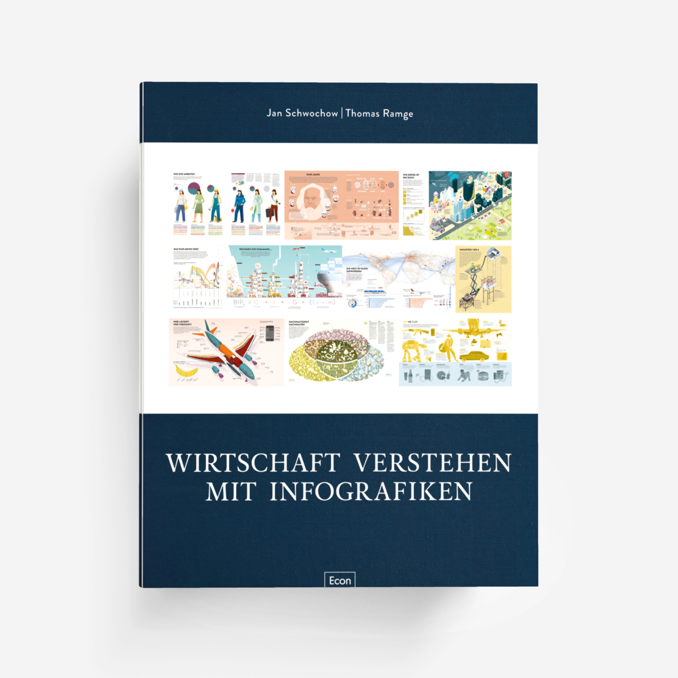 Buchcover von Wirtschaft verstehen mit Infografiken