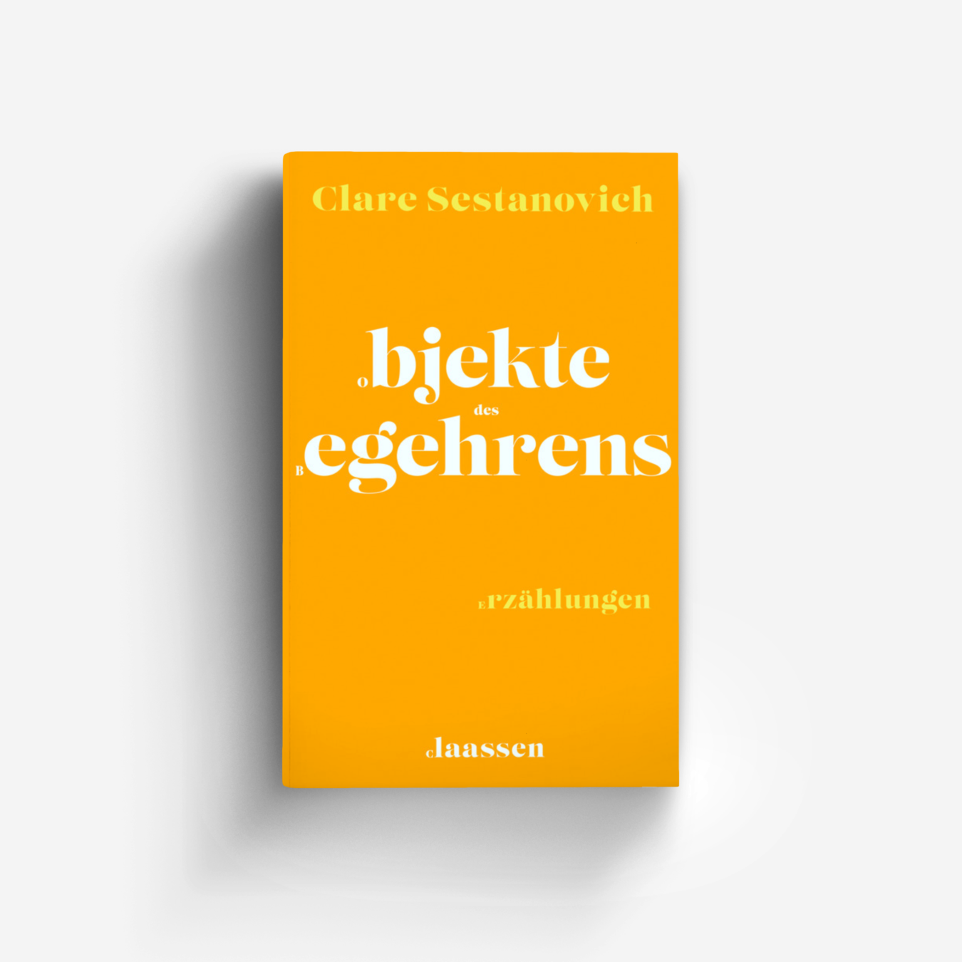 Buchcover von Objekte des Begehrens