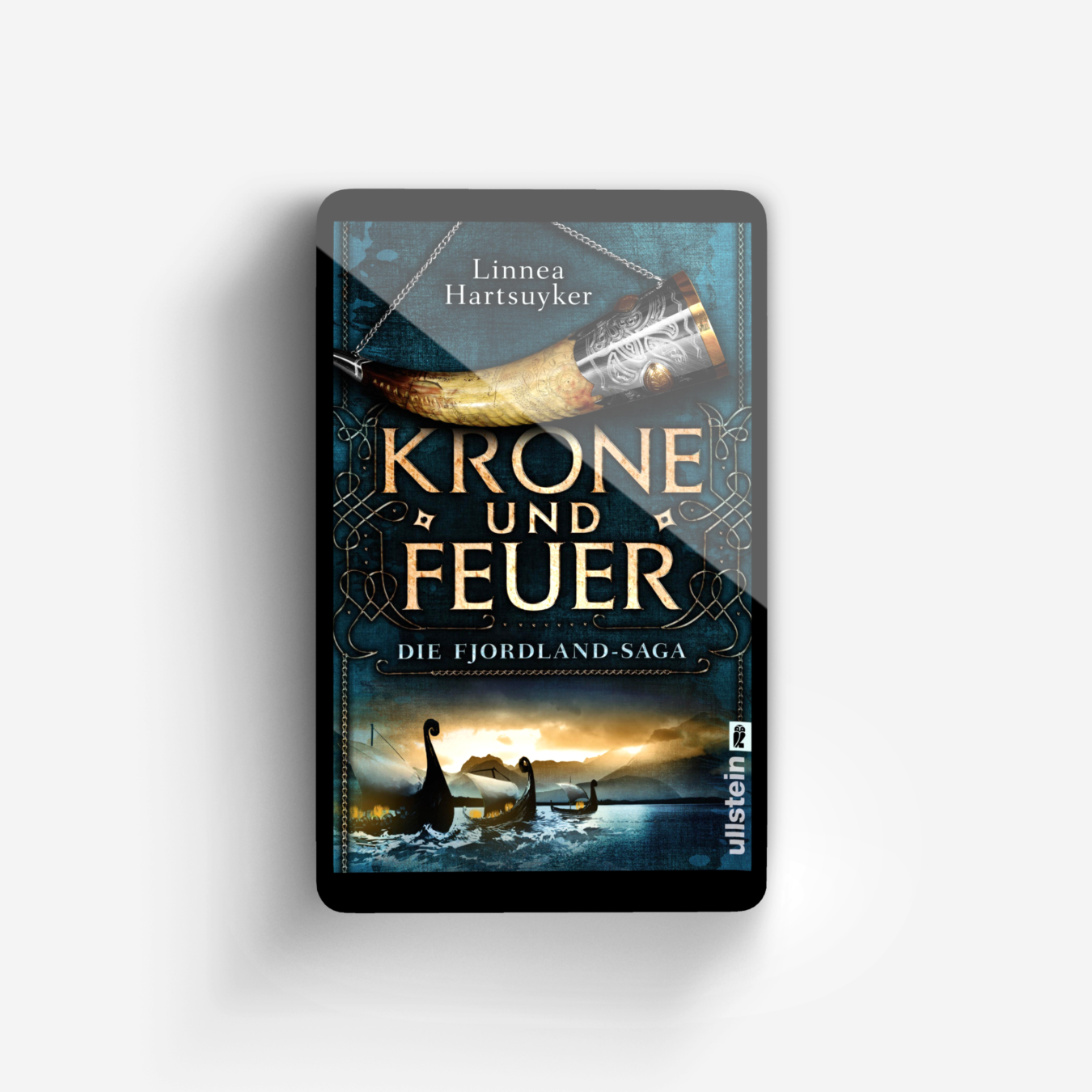 Buchcover von Krone und Feuer (Die Fjordland-Saga 1)
