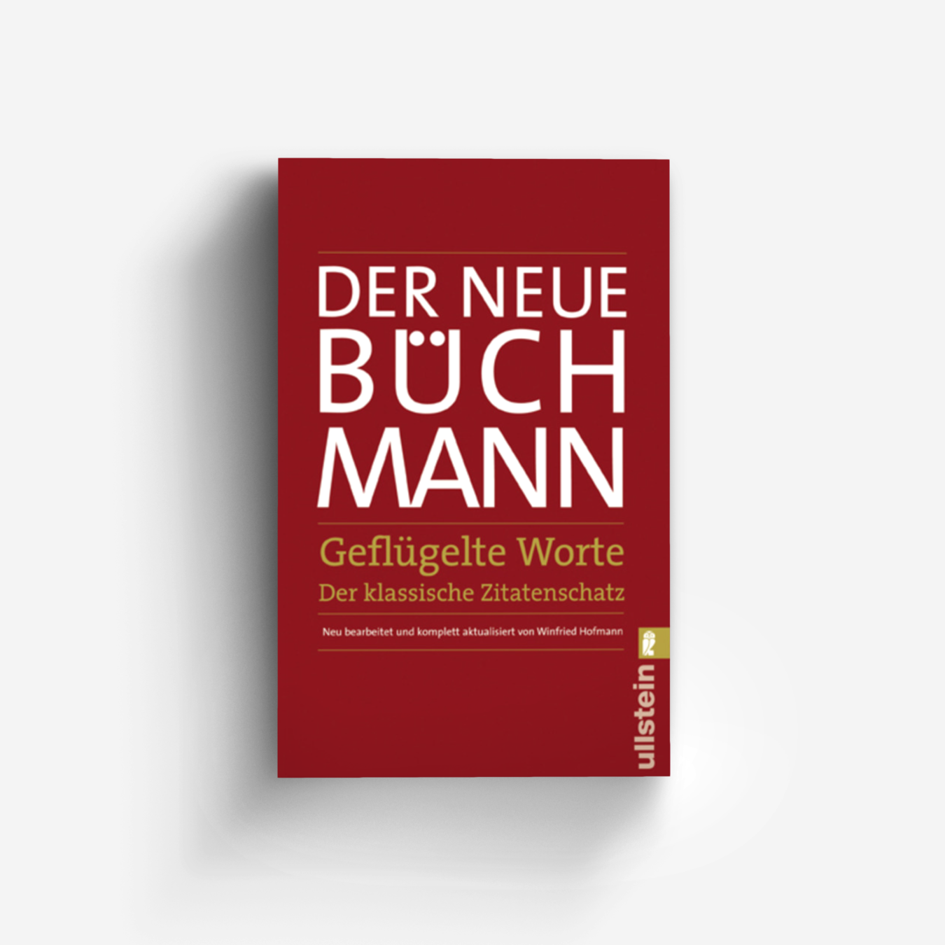 Buchcover von Der Neue Büchmann - Geflügelte Worte