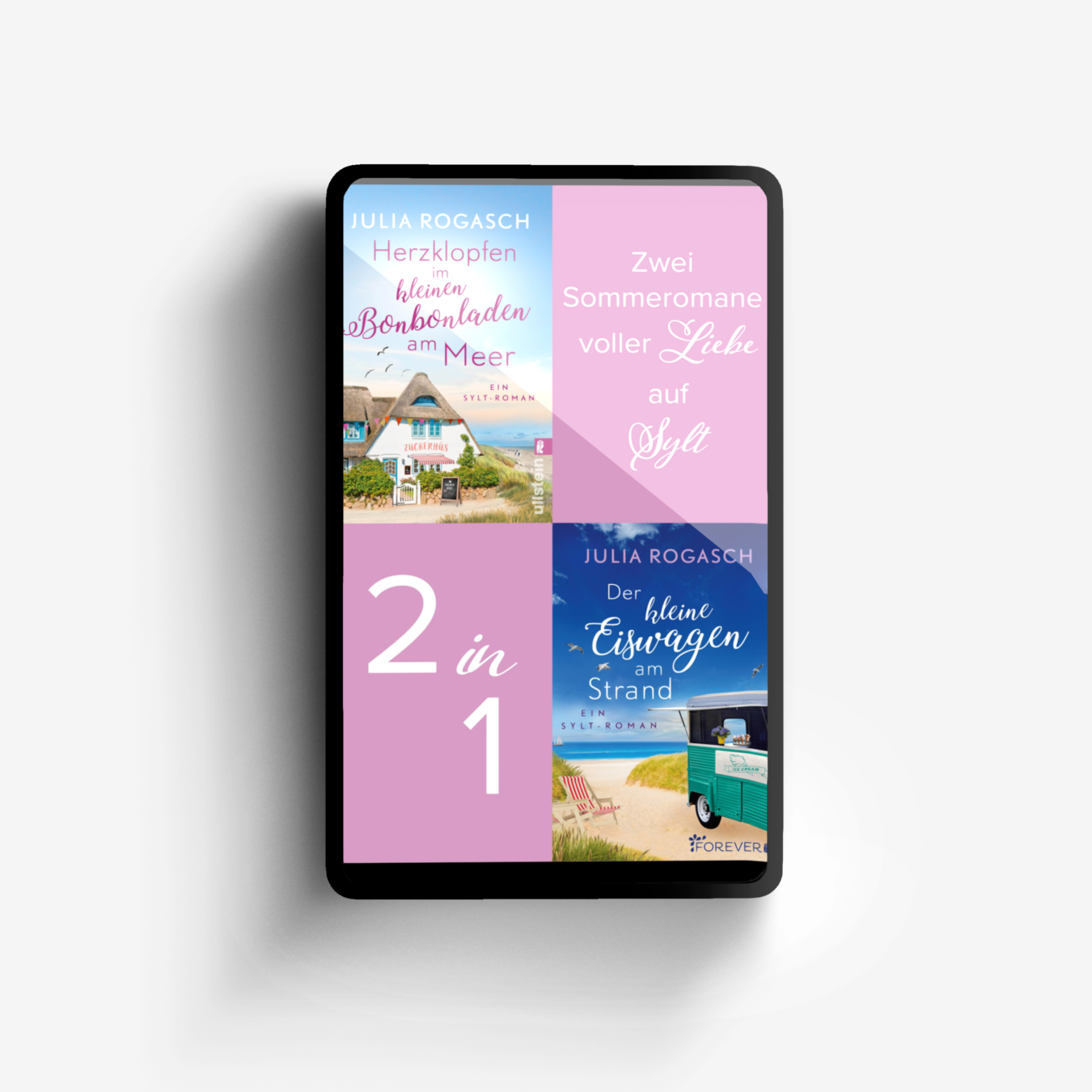 Buchcover von Herzklopfen im kleinen Bonbonladen am Meer // Der kleine Eiswagen am Strand