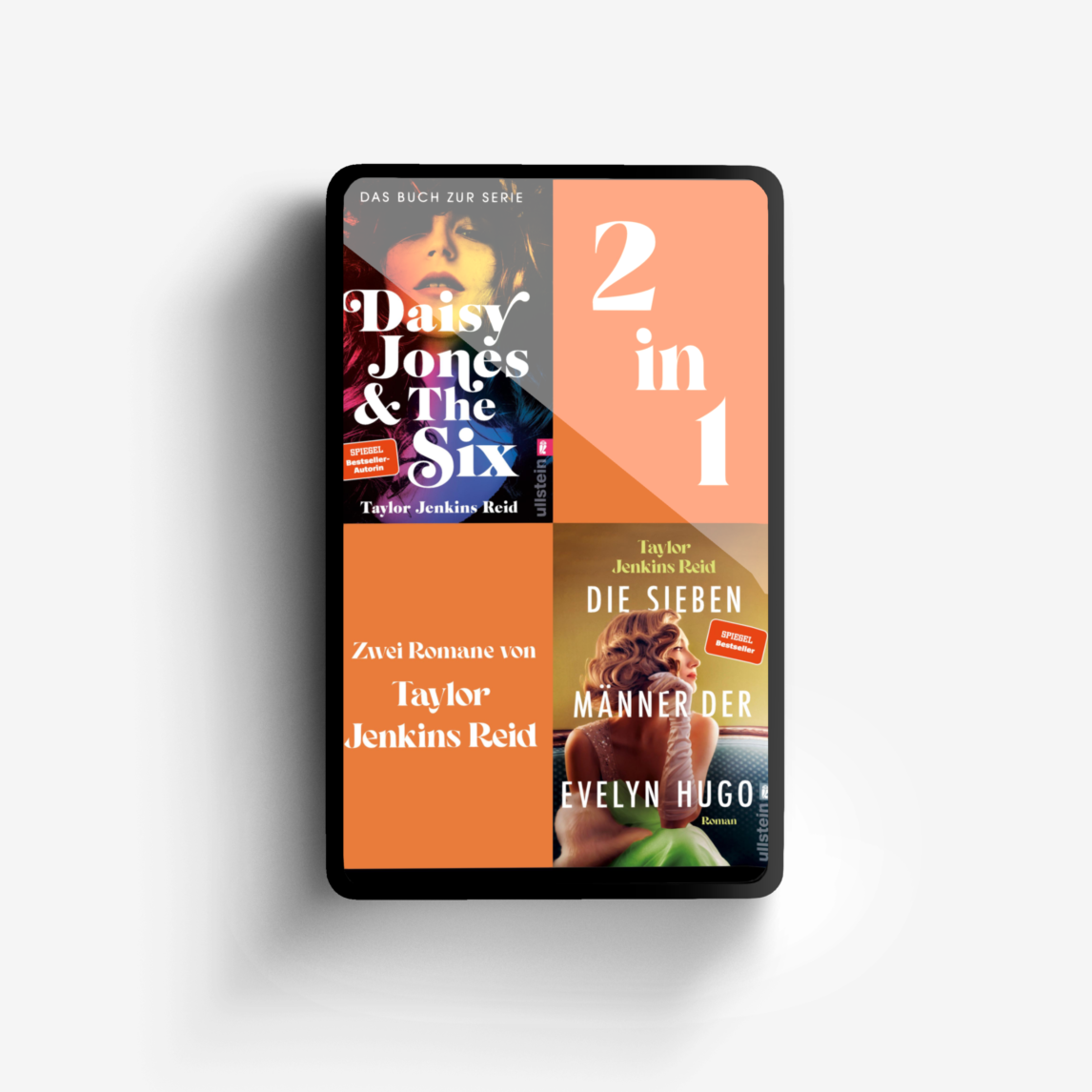 Buchcover von Daisy Jones and The Six // Die sieben Männer der Evelyn Hugo