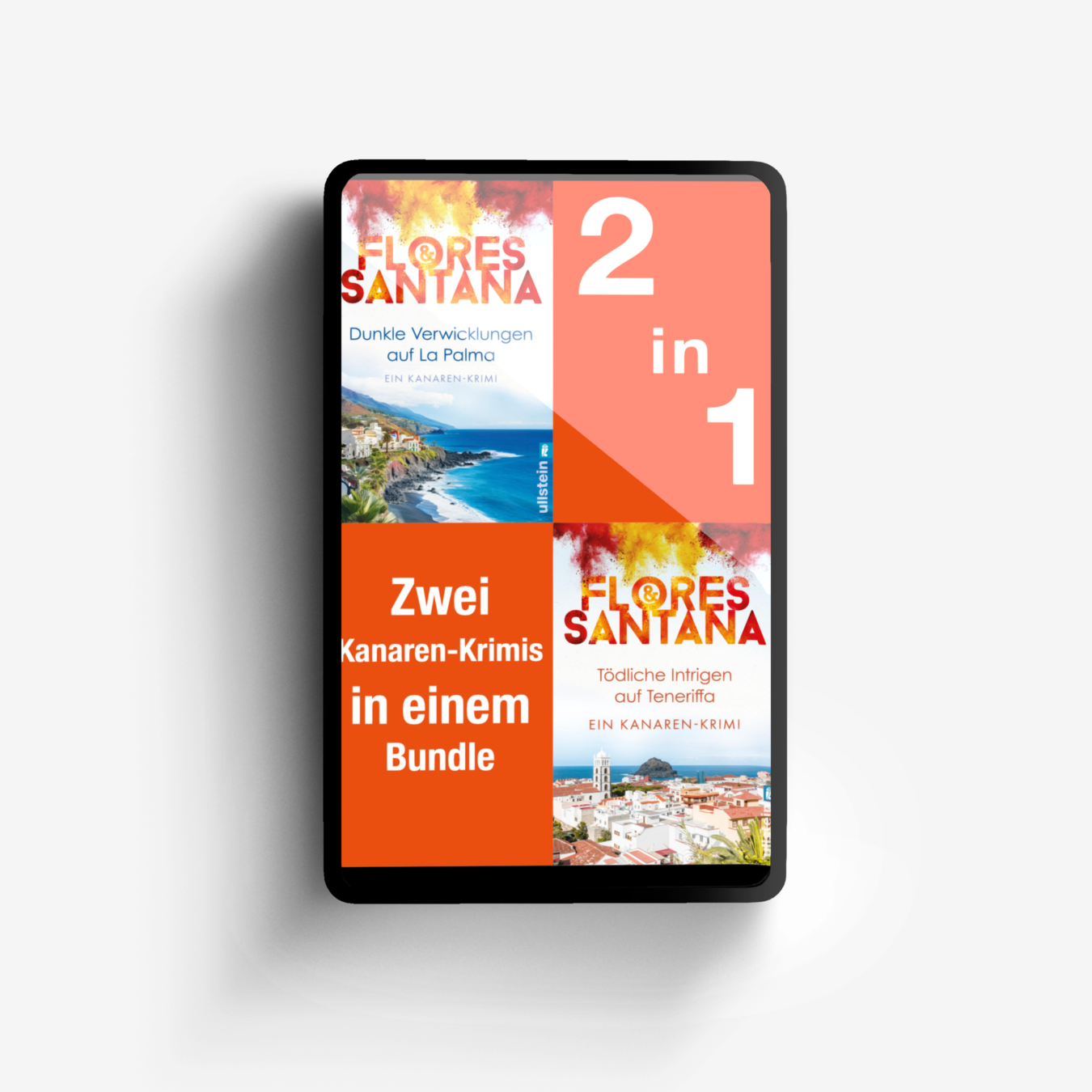 Buchcover von Dunkle Verwicklungen auf La Palma // Tödliche Intrigen auf Teneriffa