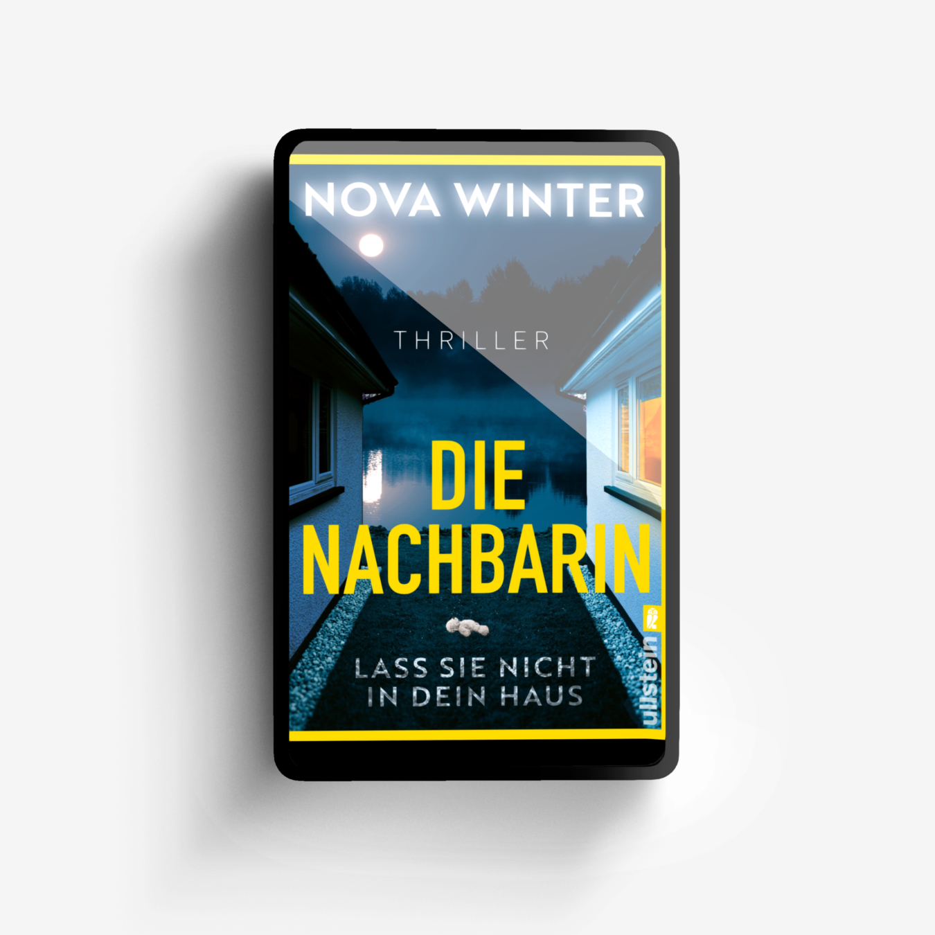 Buchcover von Die Nachbarin. Lass sie nicht in dein Haus.