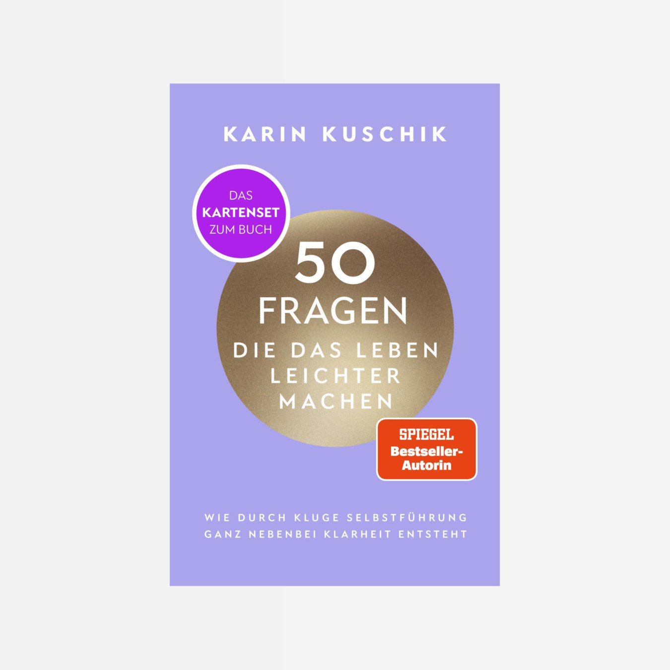 Buchcover von 50 Fragen, die das Leben leichter machen - Das Kartenset zum Buch