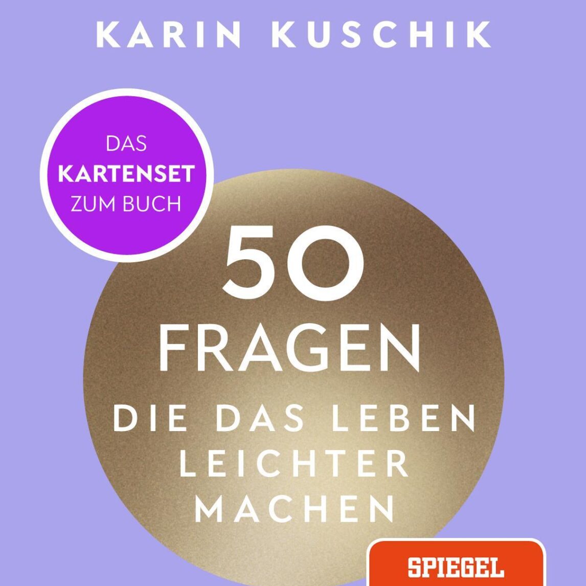 Buchcover von 50 Fragen, die das Leben leichter machen - Das Kartenset zum Buch