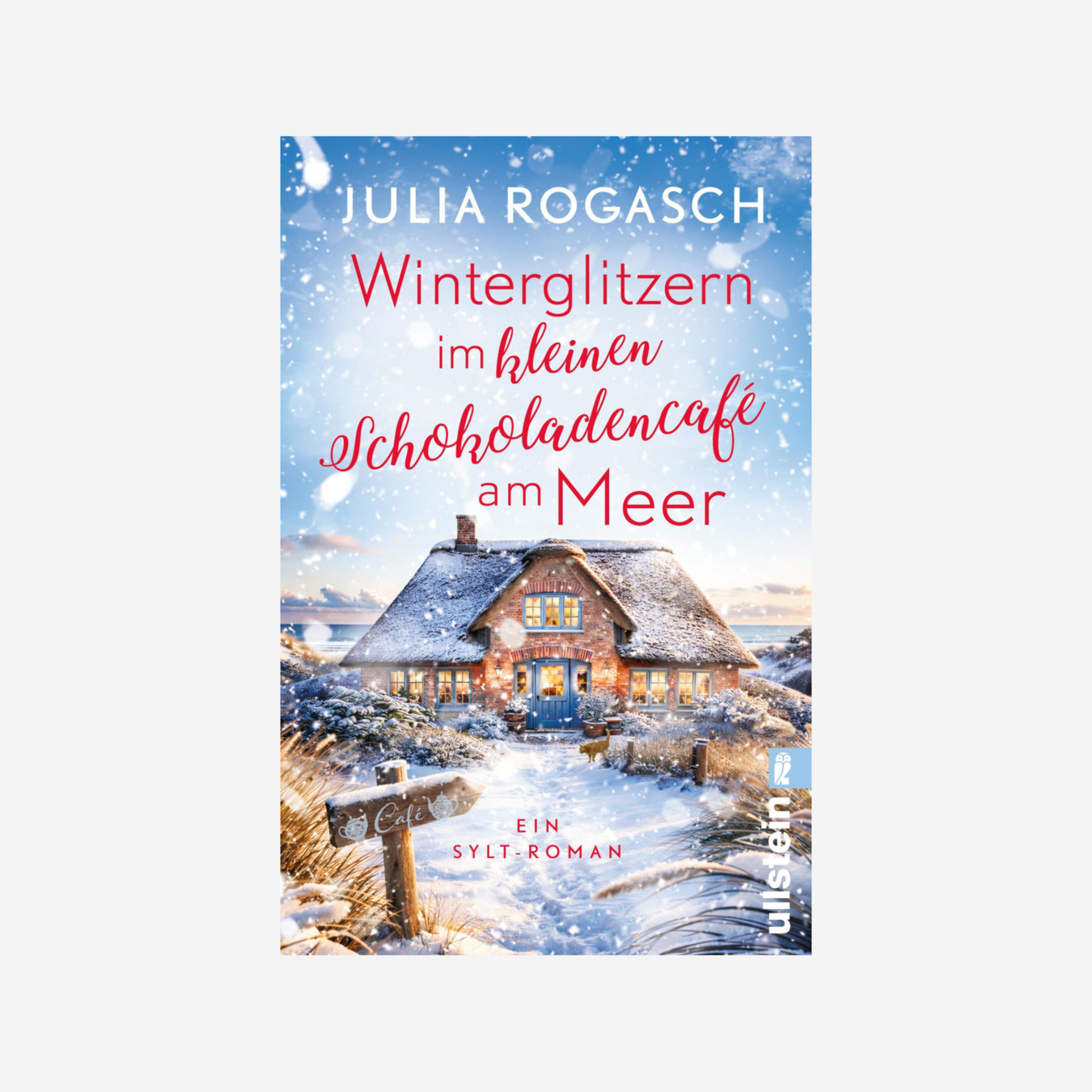 Buchcover von Winterglitzern im kleinen Schokoladencafé am Meer